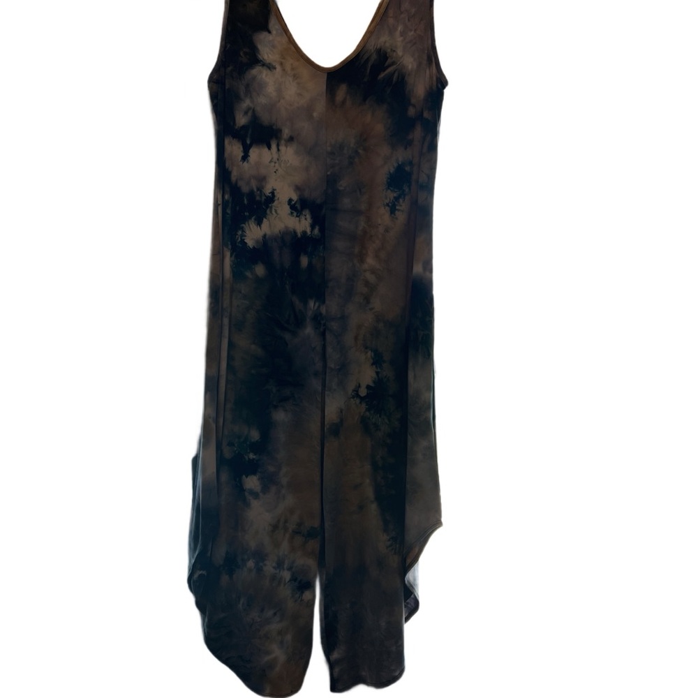 Tie-Dye Sleeveless Jumpsuit
